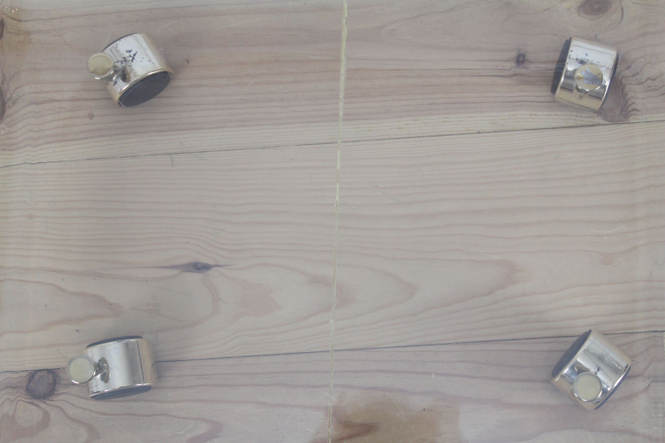 Coffee table of Marais International, 70 on wheels