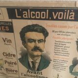 Educational panel "Alcohol is the enemy" 1910