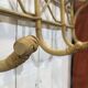 1960s rattan wall coat rack
