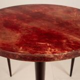 Low Aldo Tura Parchment table, 1950