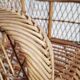 Vintage 1980s Rattan Armchair – Boho Wicker Accent Chair