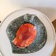 Vide poche volcanique lave design années 70