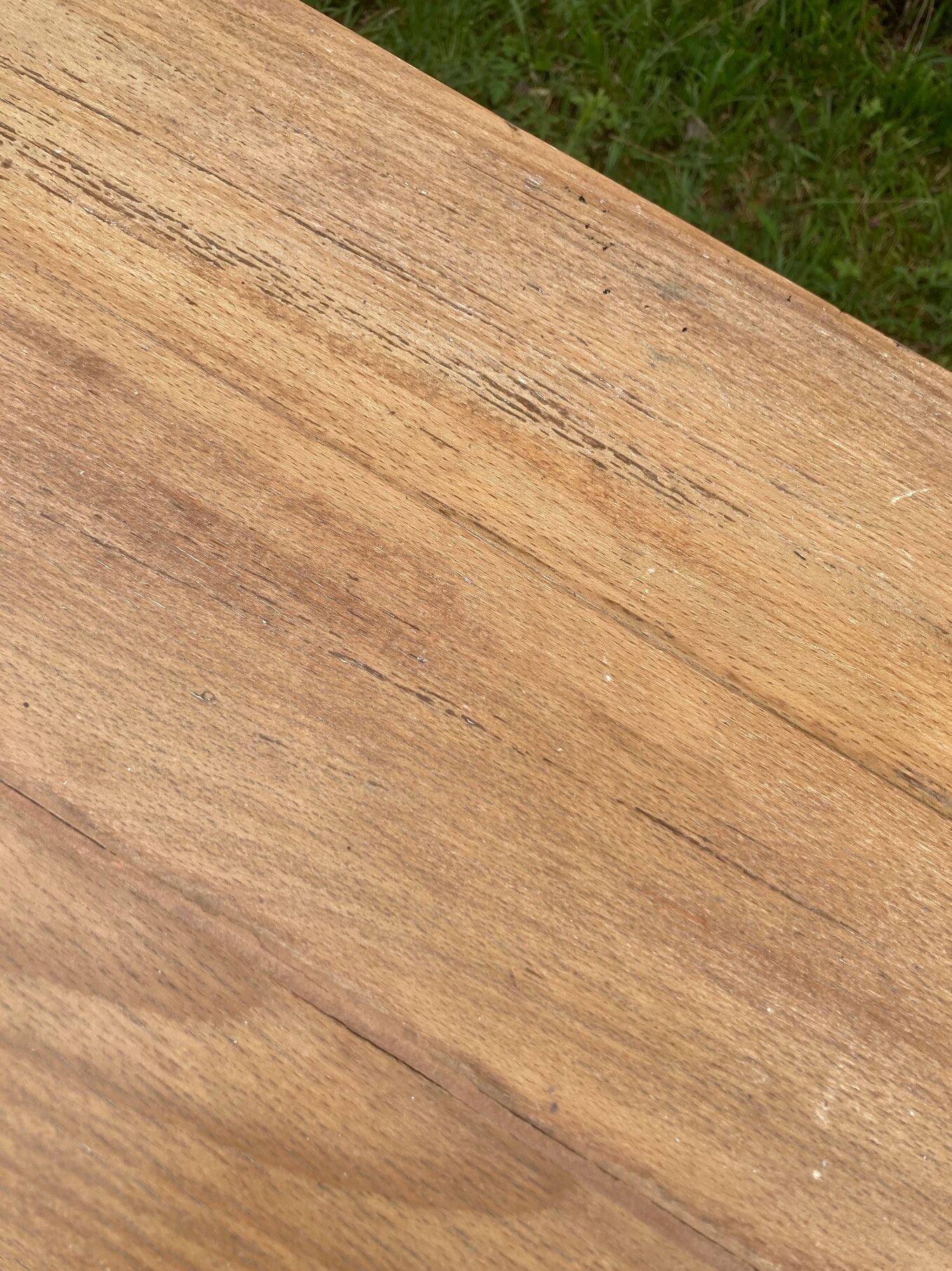 Antique solid wood desk