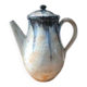Glazed stoneware coffee pot - Biron art pottery - Vintage ceramics