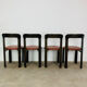 4 Bruno Rey chairs for Dietiker, workshop "Chair from Stein am Rhein"