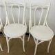 Série de 4 chaises bistrot vintage