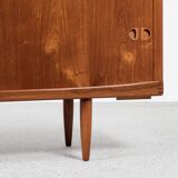 Midcentury Danish sideboard in teak by HW Klein for Bramin 1960s - with the 3 stripes