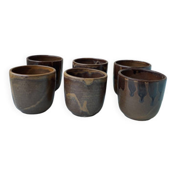 Tasses en grès Breugnot