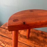 Pine tripod stool
