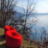 Pierre Paulin for Ligne-Roset Pumpkin armchairs