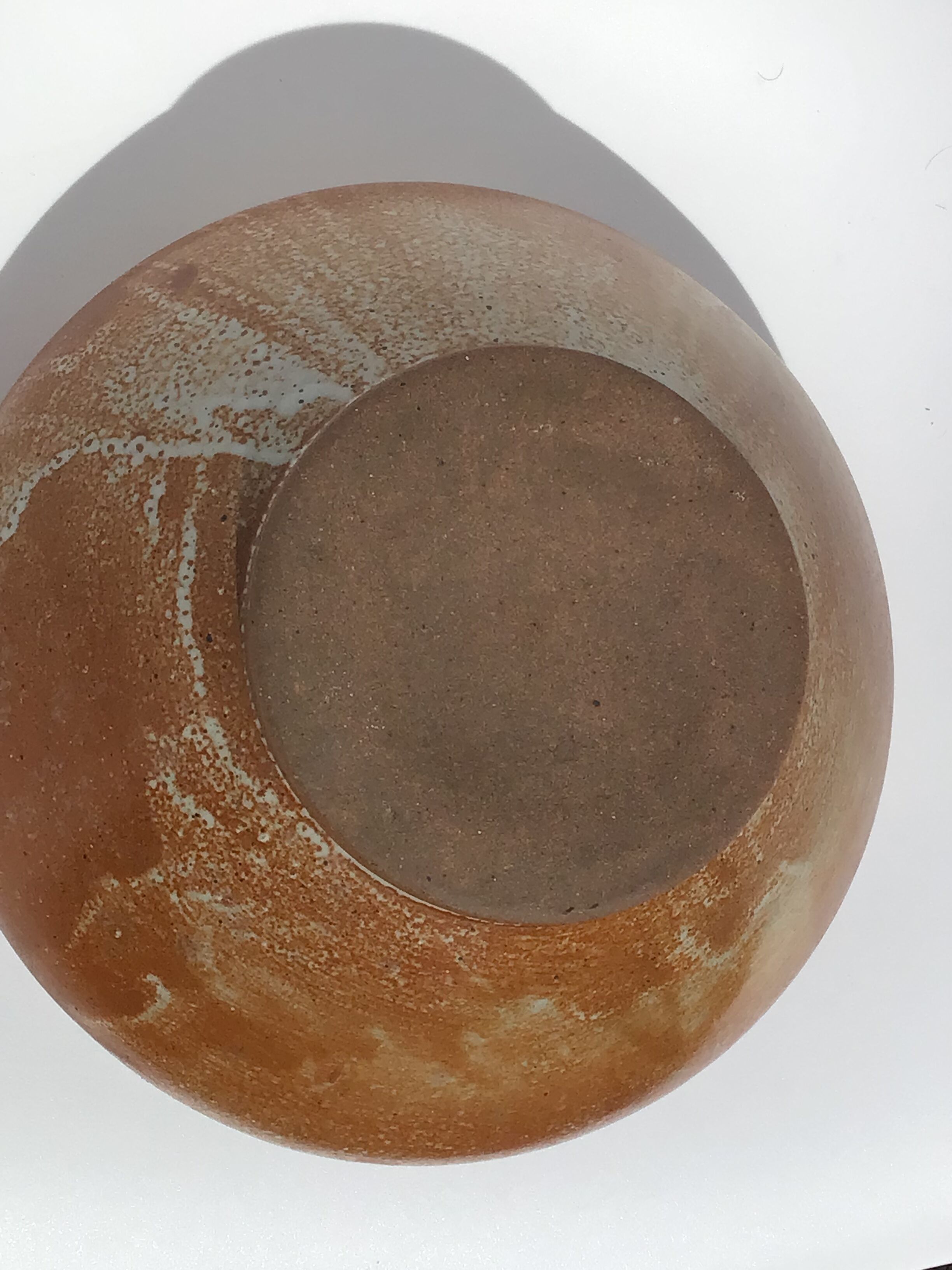 Artisanal speckled sandstone bowl diameter 27cm
