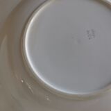 6 old plates mismatched geometric patterns Moulin des Loups, St Amand