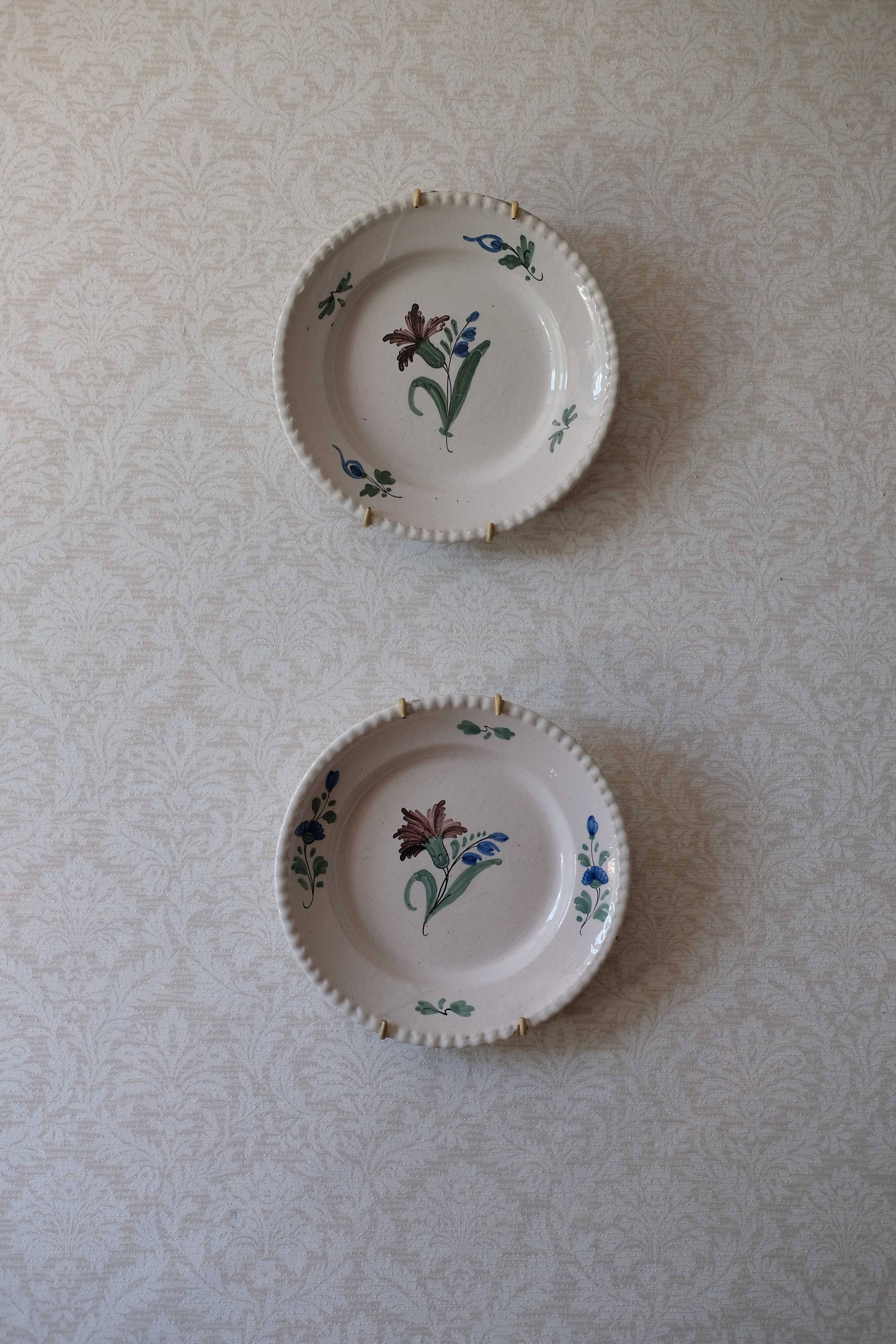 Ceramic wall plates hand made