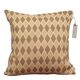 Amber geometric pattern cushion cover - 50 x 50