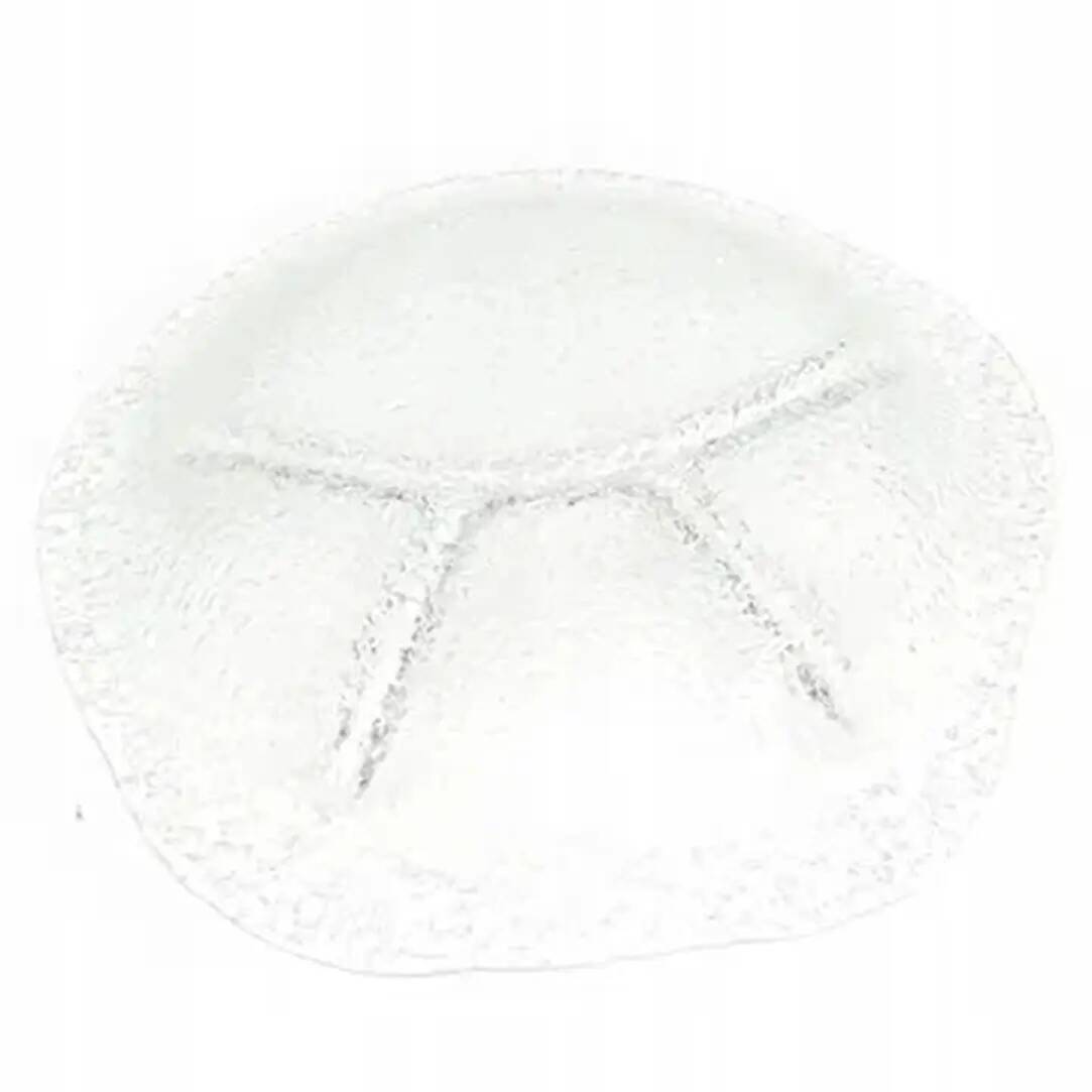 Appetizer platter, modernism, glass, design by J. Drost, Ząbkowice, Poland, 1970s