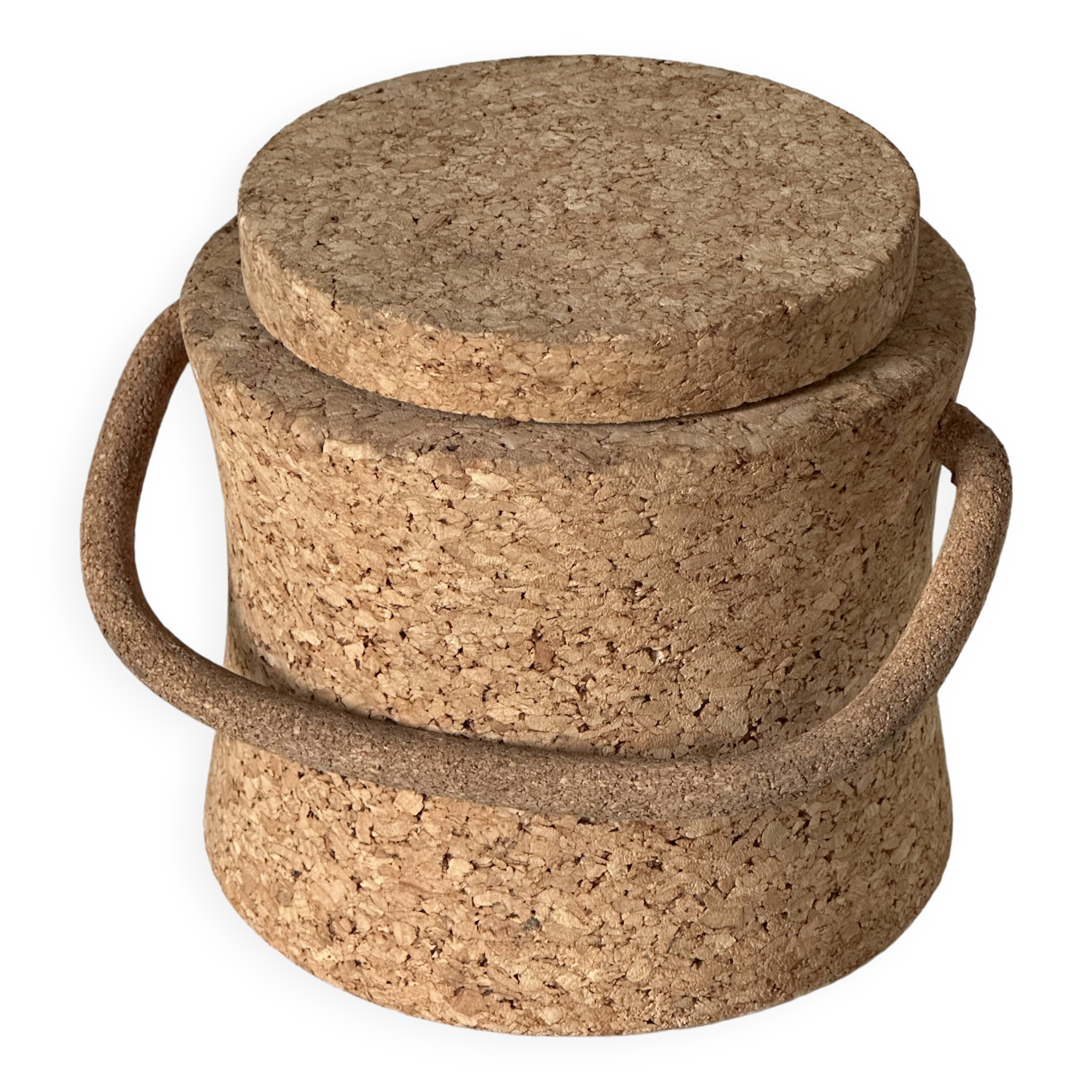 Vintage 60s design cork ice cube tray