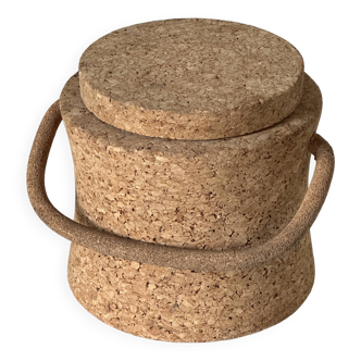 Vintage 60s design cork ice cube tray