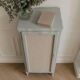 Re-enchanted vintage wardrobe in grey-green.