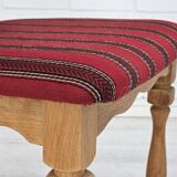 1970s, set 6 pcs of Danish dinning chairs, original good condition, furniture wool.