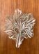 Heavy vintage German floral glass bowl by Walther Glas, 1970s.