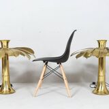 Carlo Giorgi. 2 sculptural lamps/table lamps by Carlo Giorgi for Bottega Gadda, model: Ippocastano, Italy, 1970s.