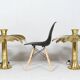 Carlo Giorgi. 2 sculptural lamps/table lamps by Carlo Giorgi for Bottega Gadda, model: Ippocastano, Italy, 1970s.