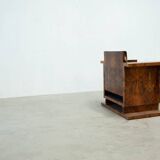 Set of two Art Deco lounge chairs