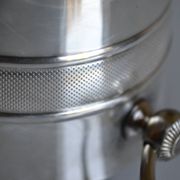 Seau à glace vintage en métal argenté
