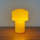Lampe de table modèle 120 en verre jaune du milieu du siècle par Uno & Östen Kristiansson pour Luxus, Vittsjö, Suède, années 1950