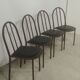 lot of 4 Chairs Mallet Stevens