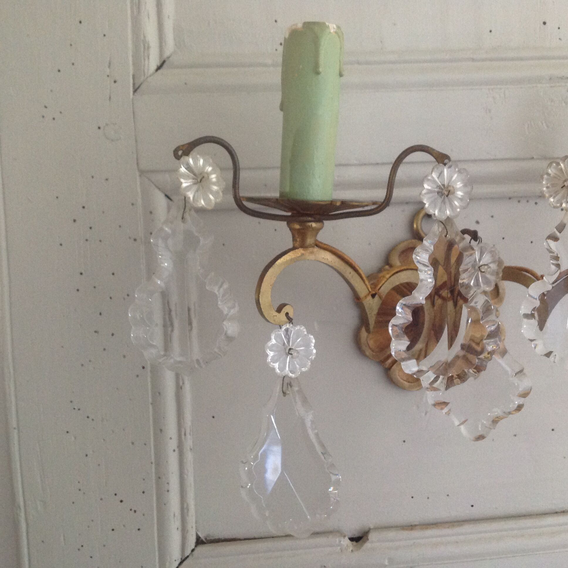 Vintage wall lights duo