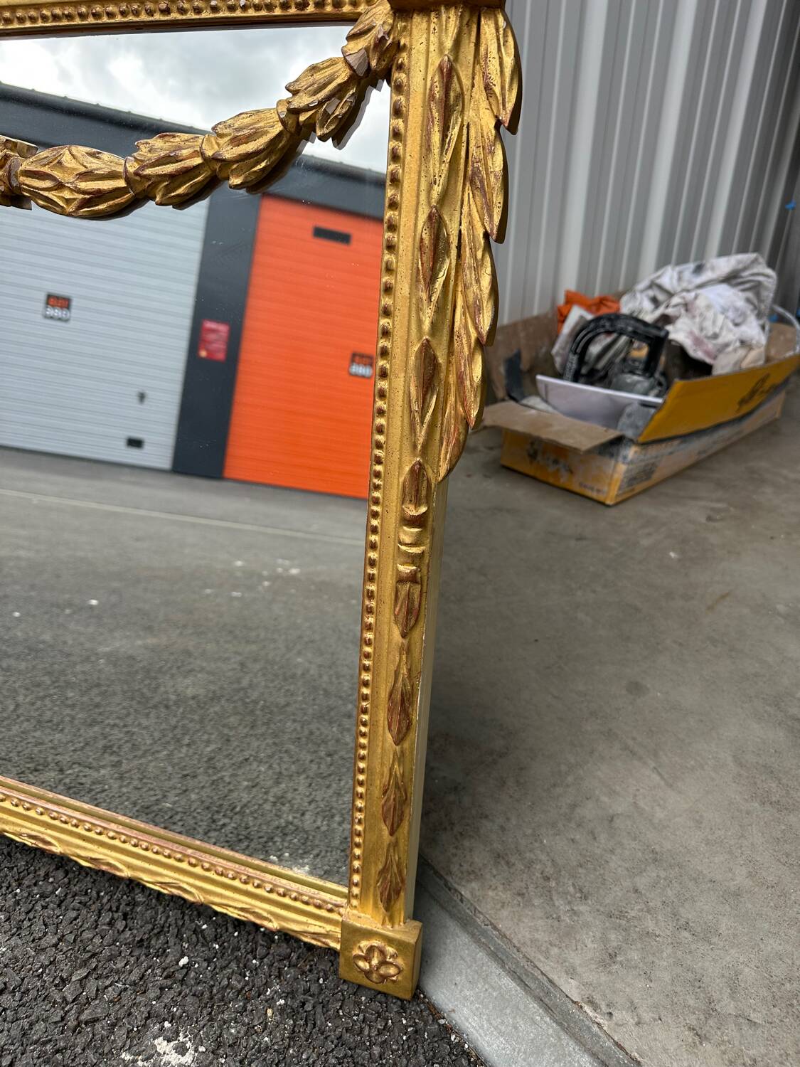 Miroir vintage style Louis XVI