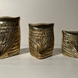 3 owls golden brass owl