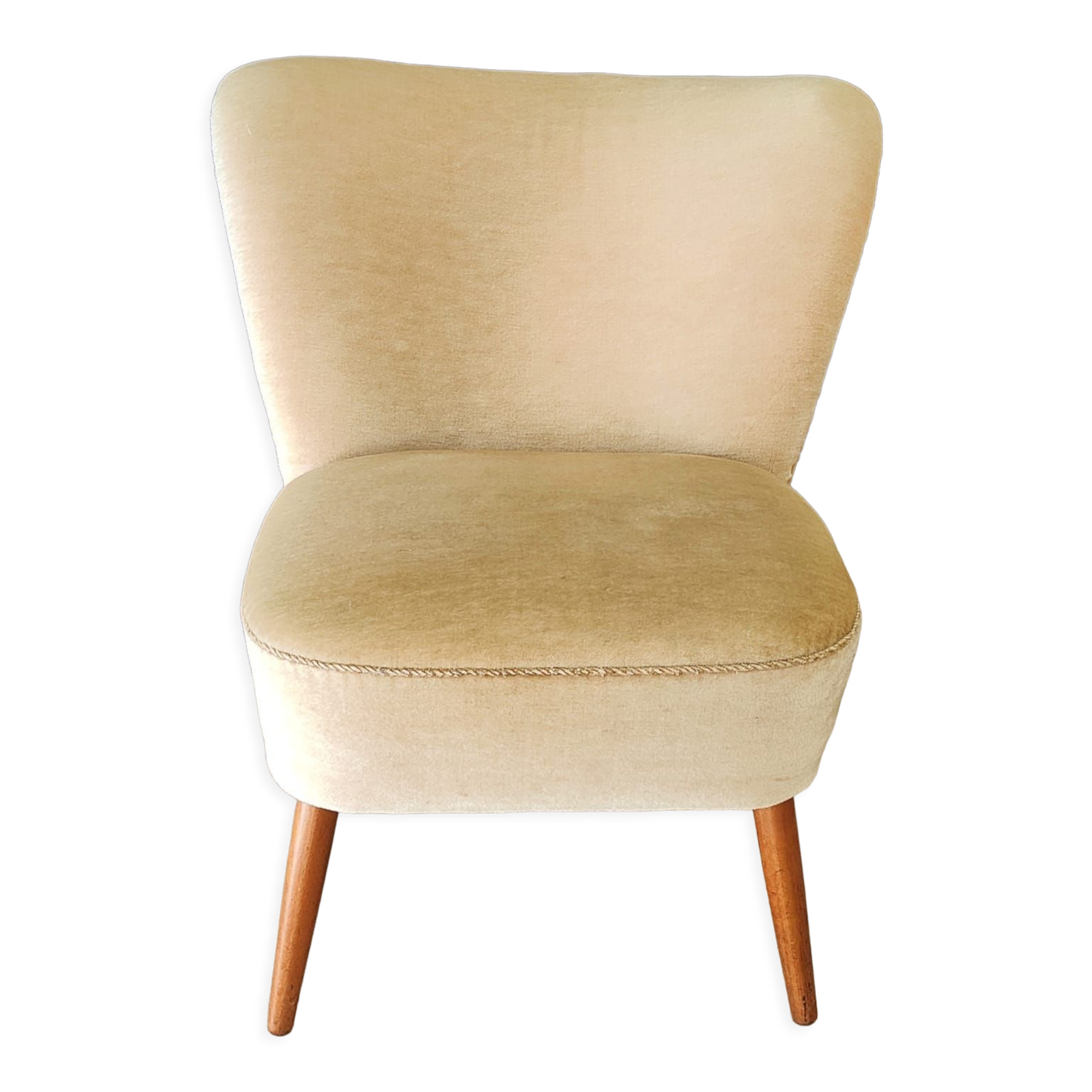 Mid century cocktail chair vintage