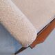 Fauteuil Henryk Lis Mid Century 1960 en Boucle Beige
