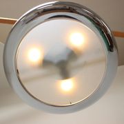 Ufo pendant lamp by josef hurka for napako 1940s