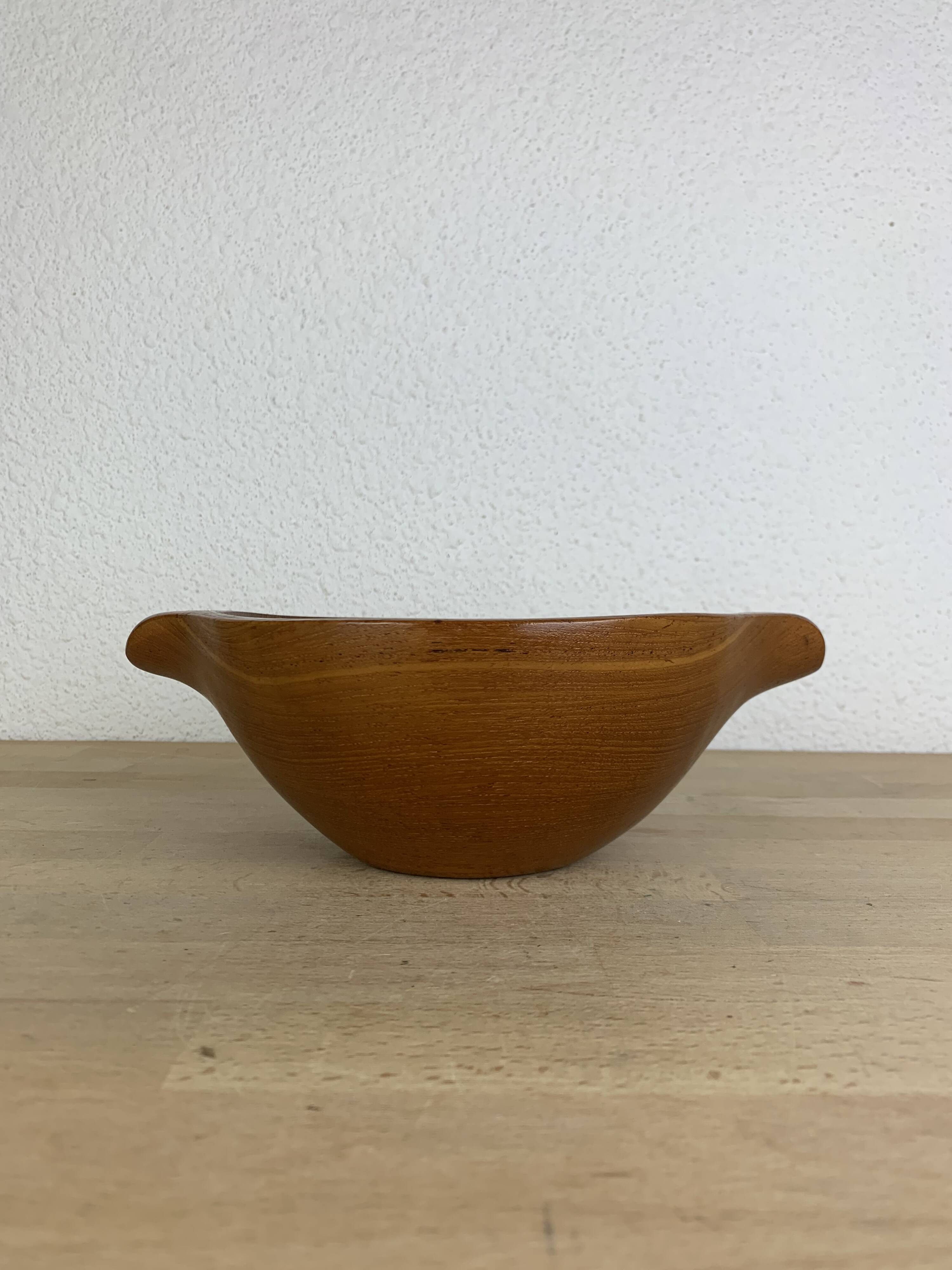 Danish teak fruit bowl, 1960s, Scandinavian style