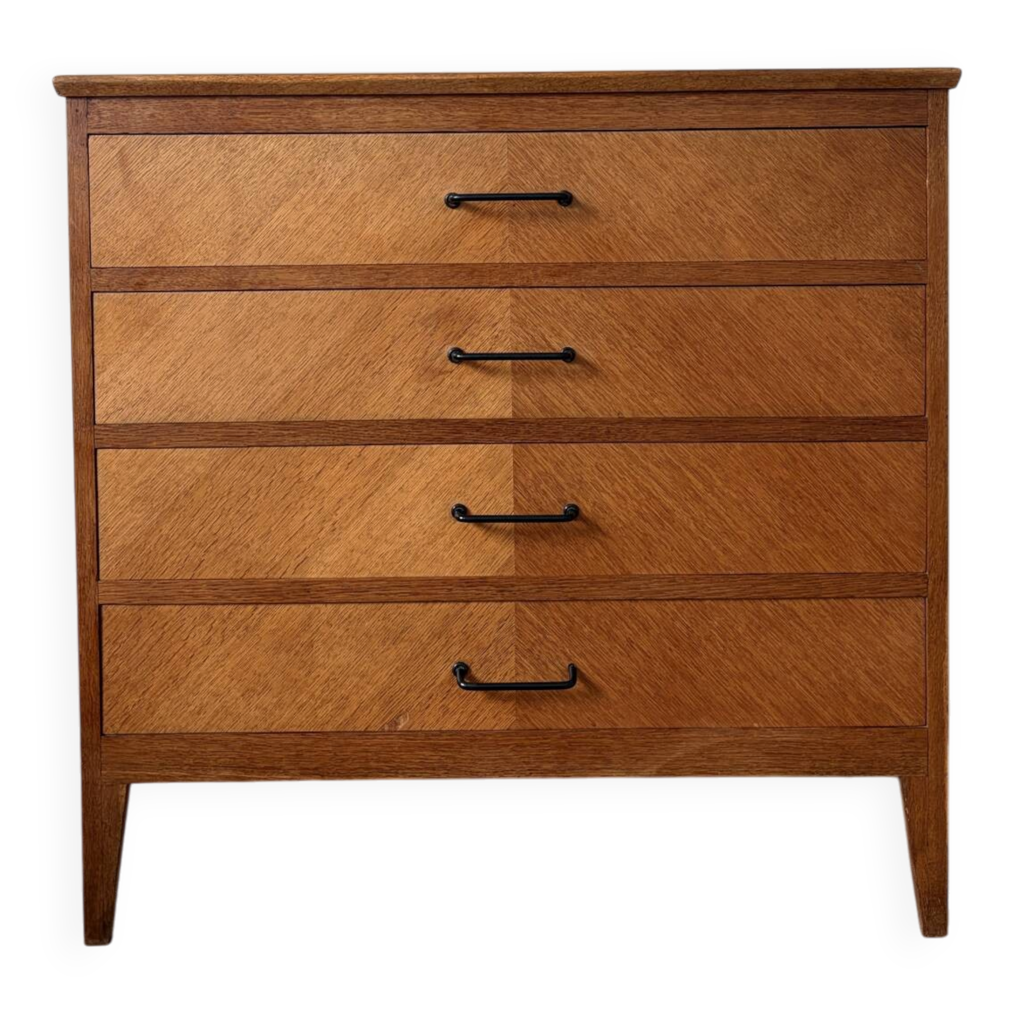 Vintage oak chest of drawers from the 50s/60s.