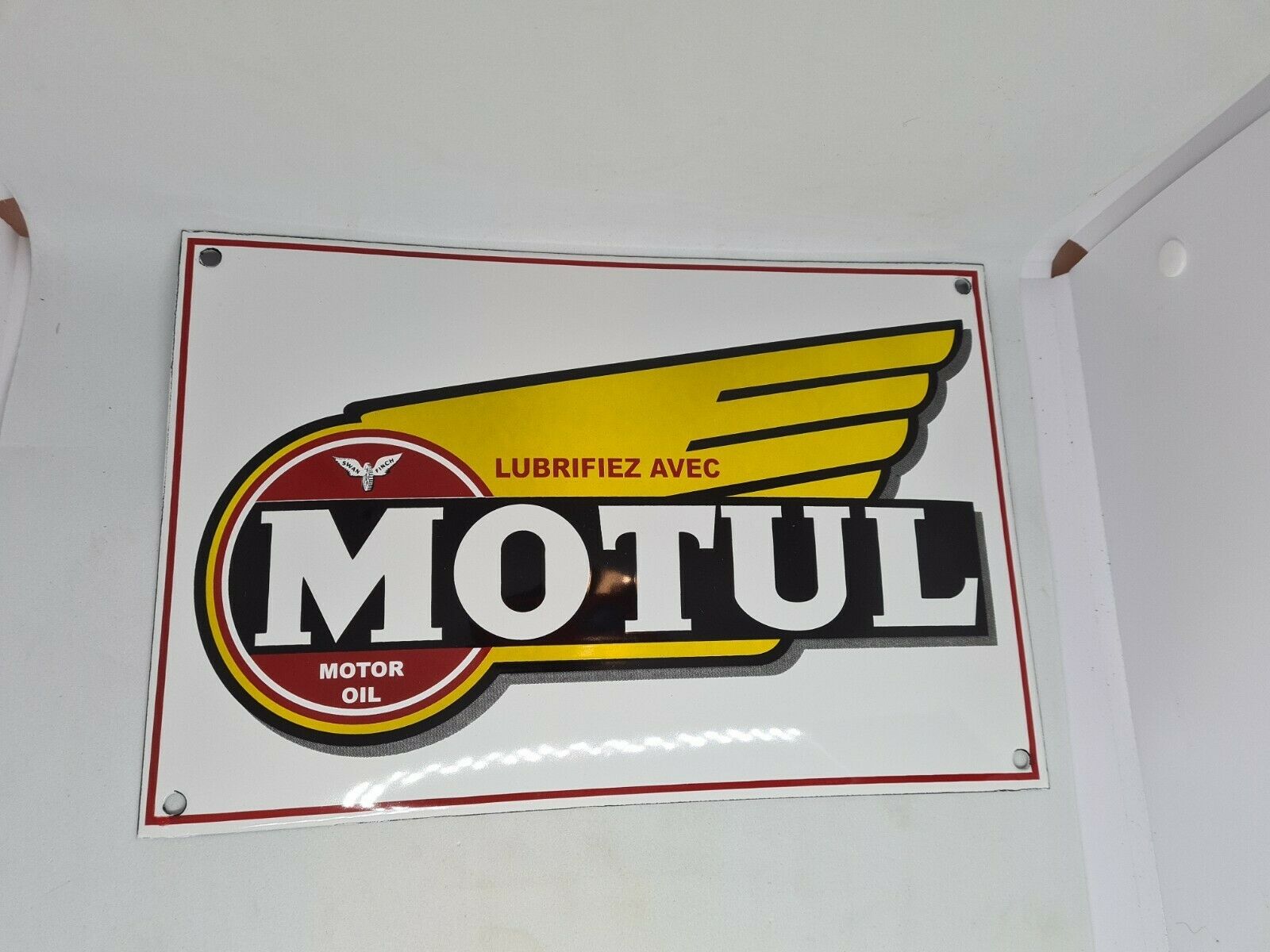 MOTUL oil enamel plate