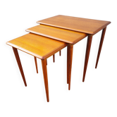 Table gigogne teck vintage