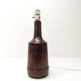 Scandinavian oxblood ceramic lamp Désirée Stentoj 1970