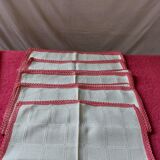 Set of 5 Vintage placemats