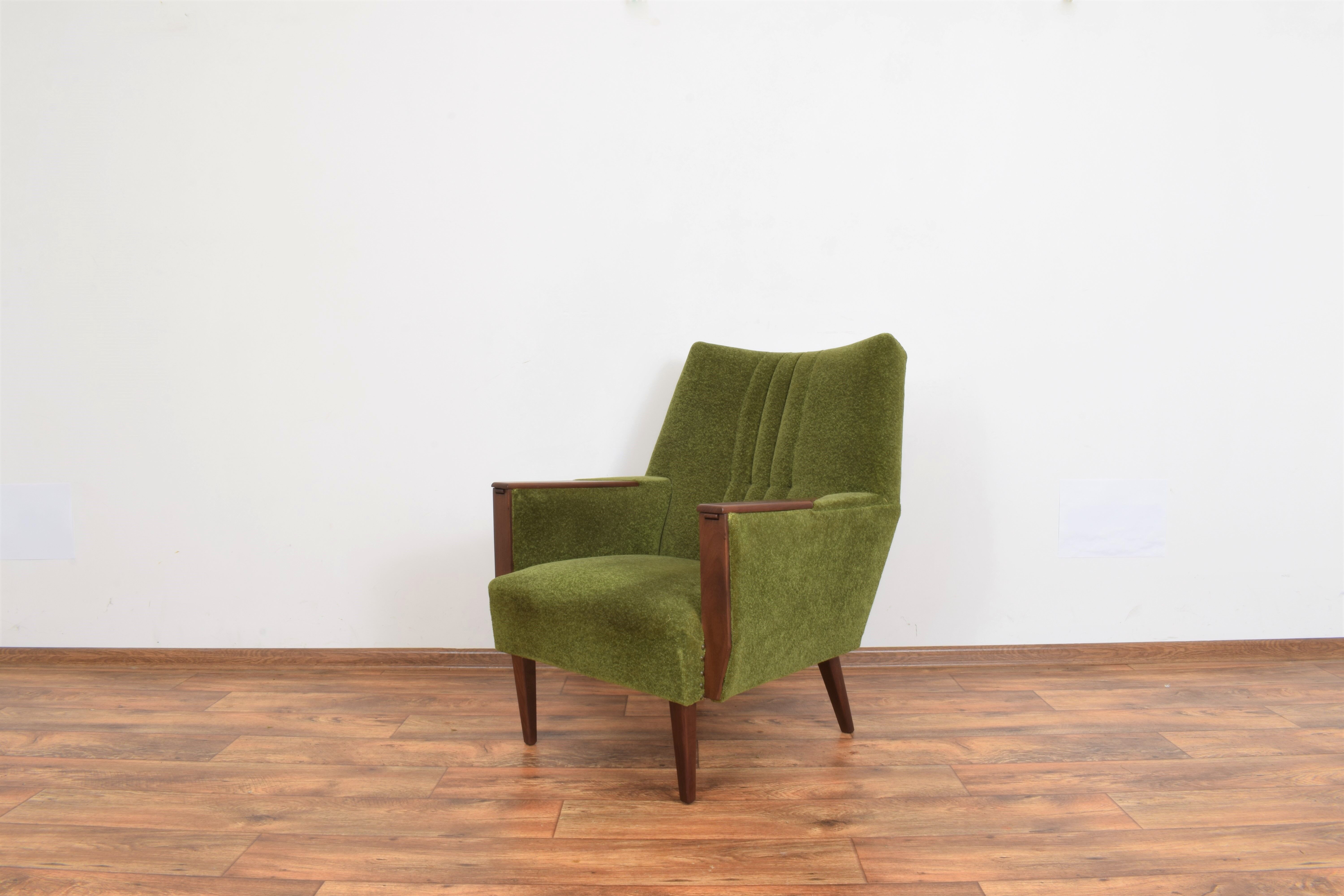 Danish teak armchairs, set of 2