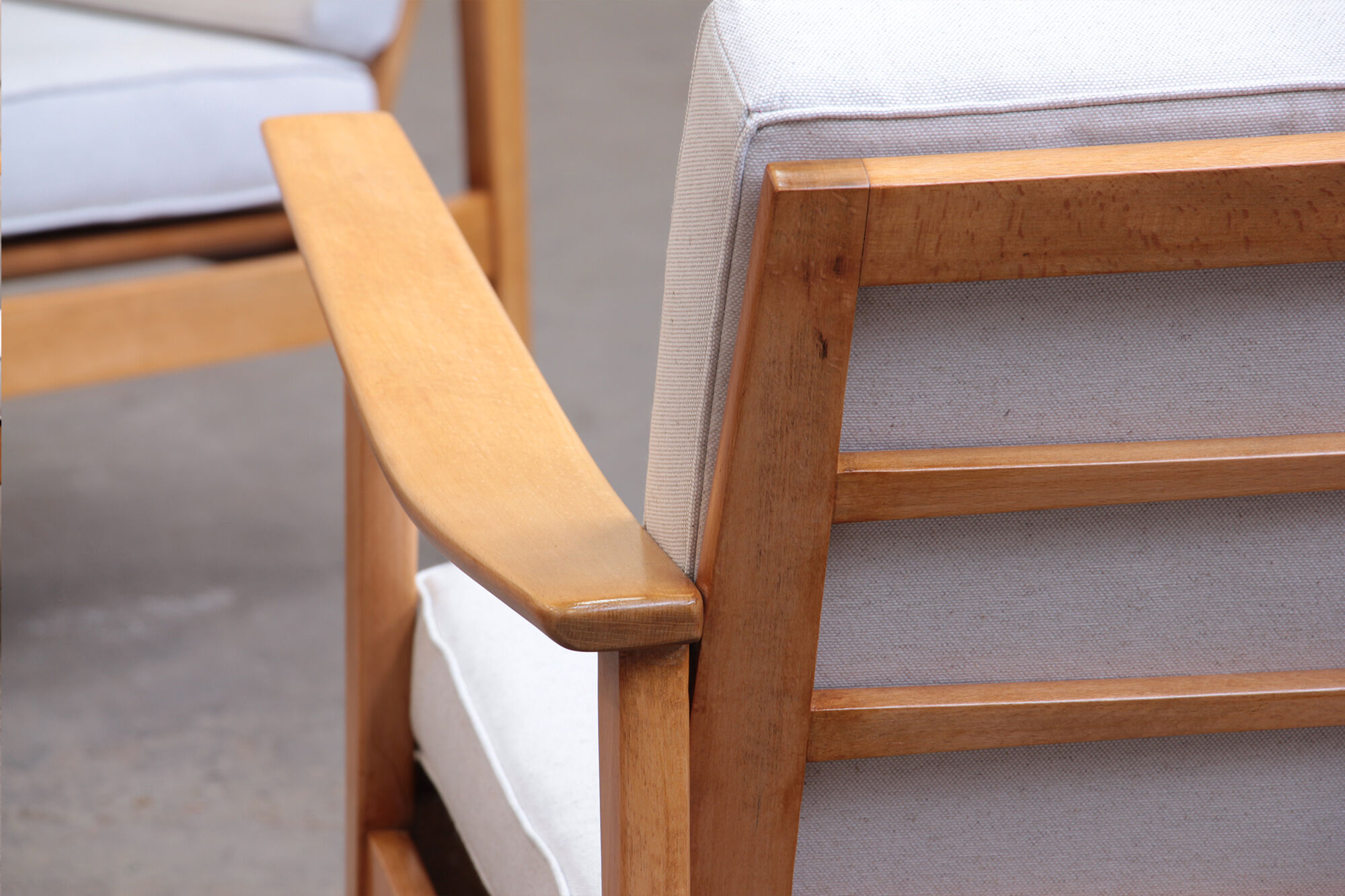 Pair of Scandinavian armchairs