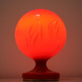 Table lampOsvetlovaci sklo Valasske Mezirici,1970