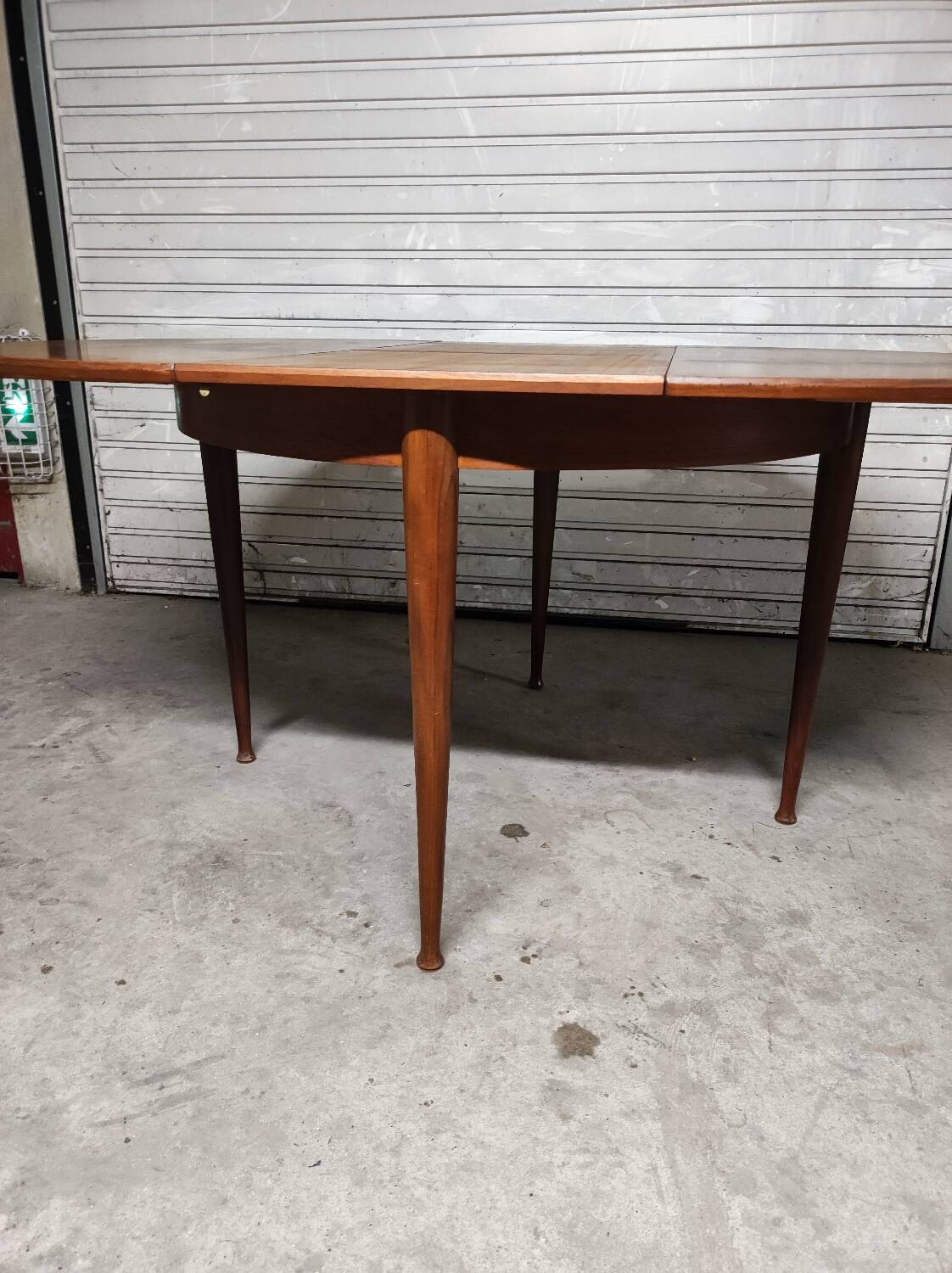 Scandinavian vintage teak round table