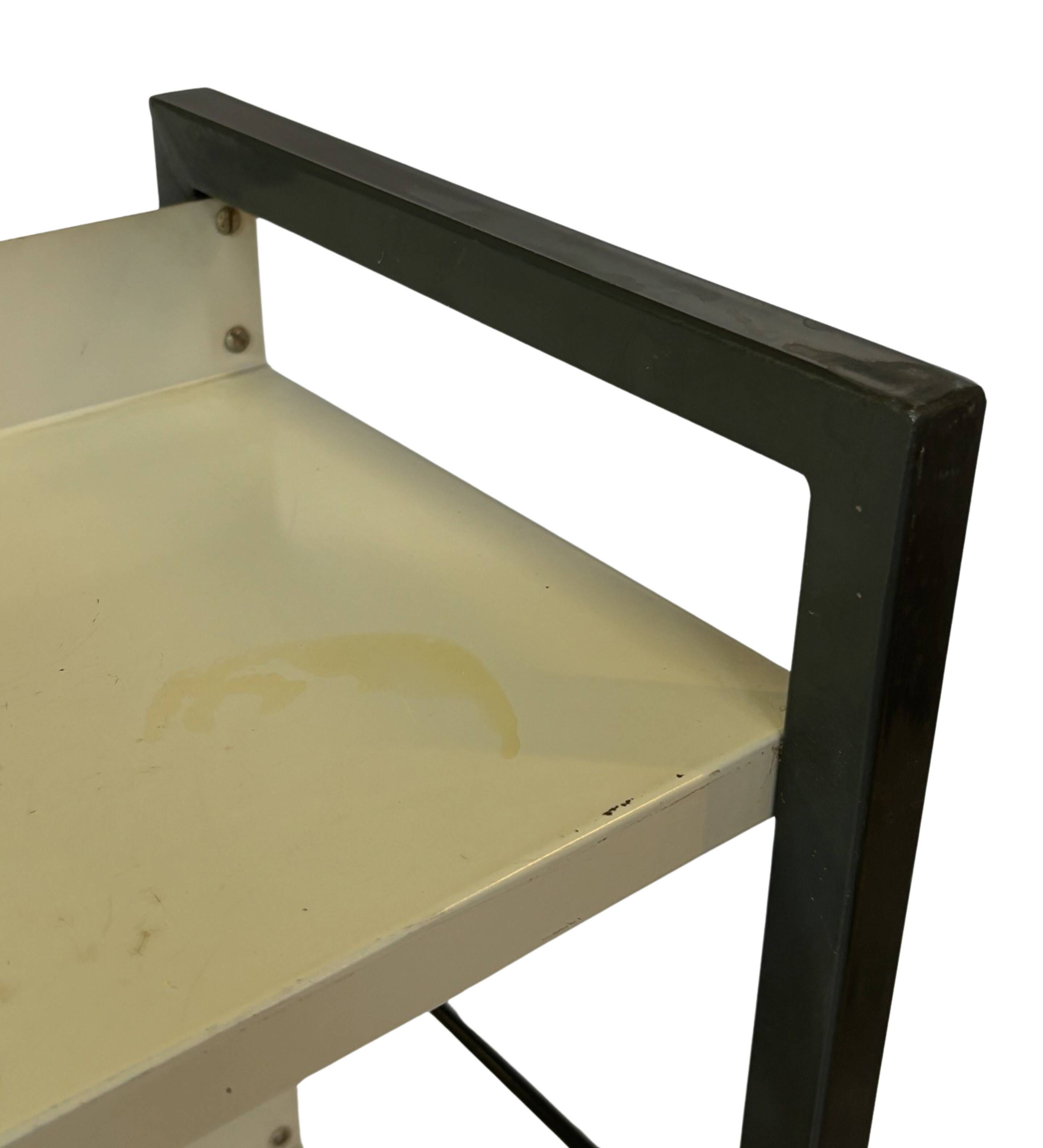 Tomado shelving unit Free standing in metal and gray - 1960s Dutch Design