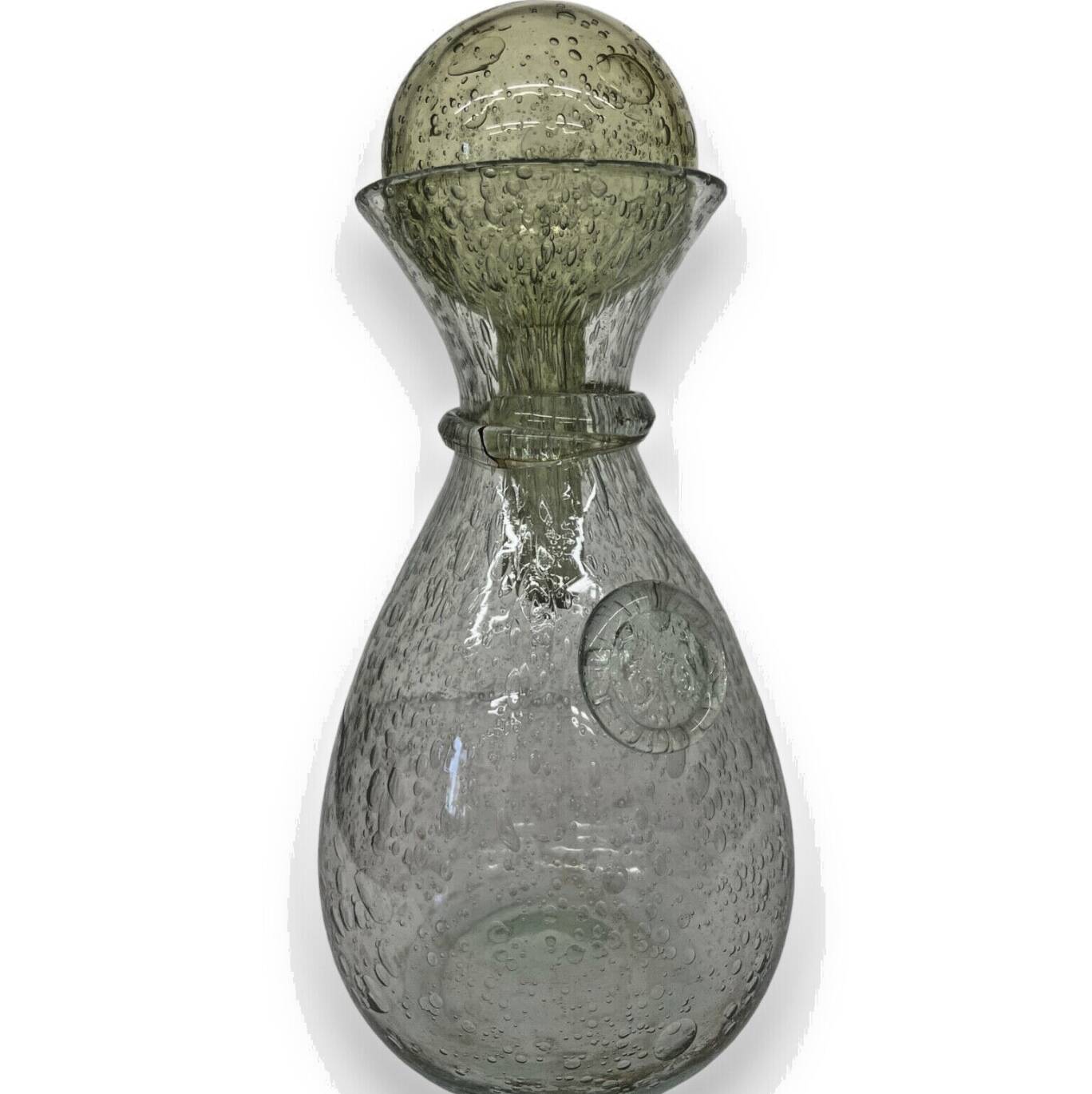 Carafe en verre bullé Biot