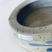 Stoneware ashtray signed Couturier
