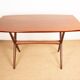 Table Scandinave Vintage, haute et basse, en Teck par Frederik Kayser 1960.